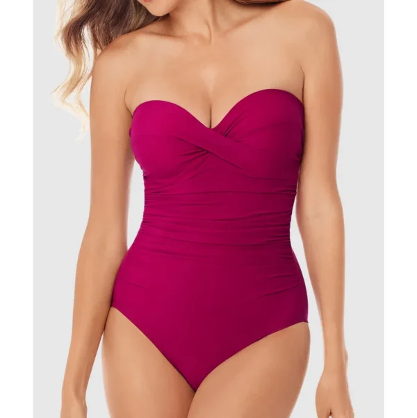 Buy Rock Solid Madrid Strapless Shaping Swimsuit