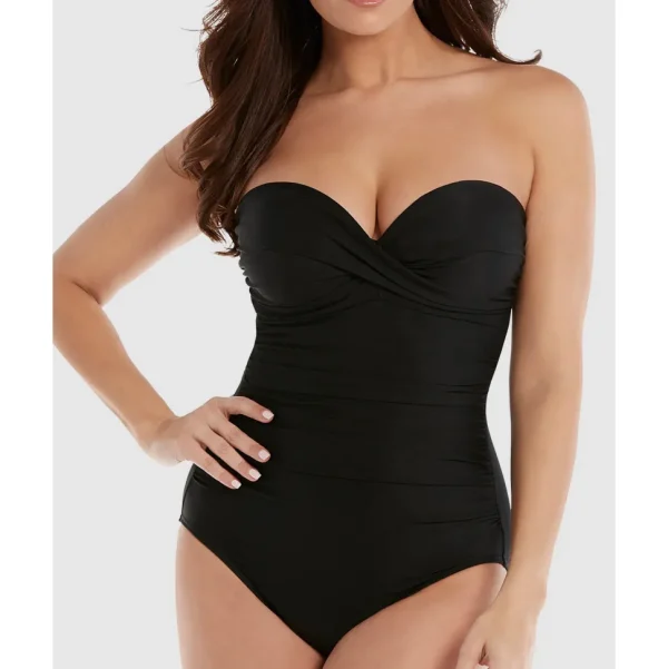 Buy Rock Solid Madrid Strapless Shaping Swimsuit