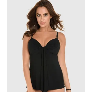 Buy Rock Solid Marina Draped Underwired Tankini Top