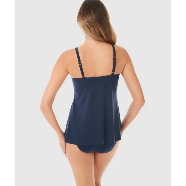 Buy Rock Solid Marina Draped Underwired Tankini Top