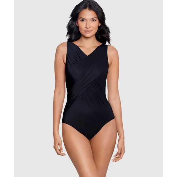 Buy Rock Solid Tulia Underwired High V Neck Shaping Swimsuit