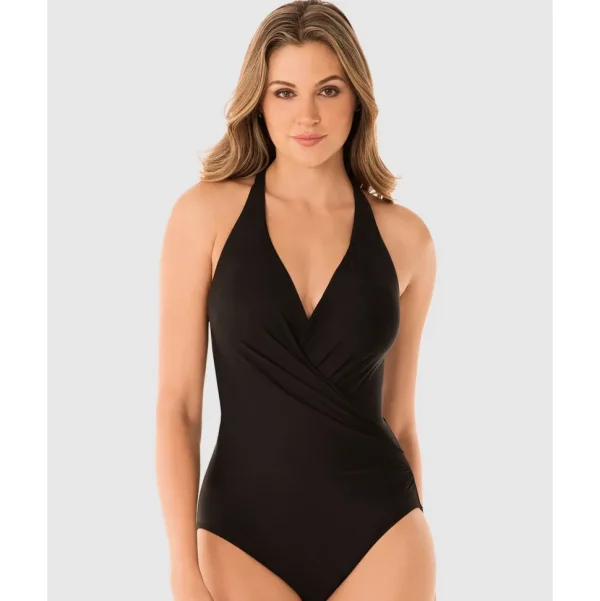 Buy Rock Solid Wrapsody Halter Neck Shaping Swimsuit