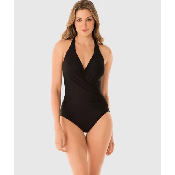 Buy Rock Solid Wrapsody Halter Neck Shaping Swimsuit