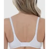 Buy Satin Trim Wirefree Front Close Cotton Bra