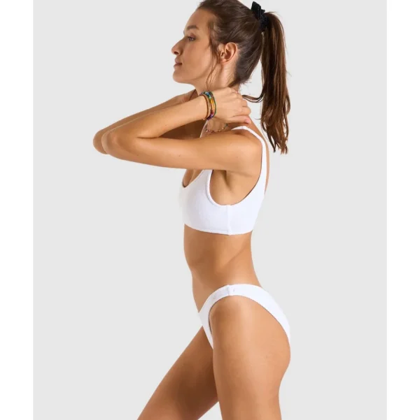 Buy Scrunchy Justin Sporty Crop Ribbed Bikini Top