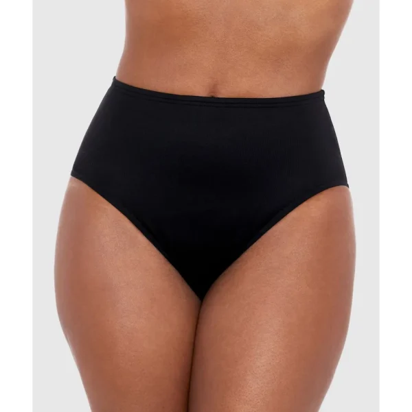 Buy Separates Full Coverage Shaping Bikini Bottoms-Black