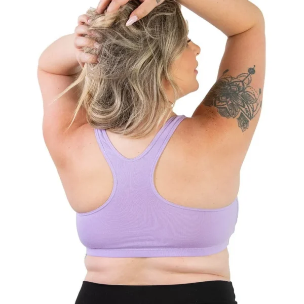 Buy Serena Cotton Wirefree Racerback Plus Size Sports Bra