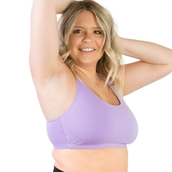 Buy Serena Cotton Wirefree Racerback Plus Size Sports Bra