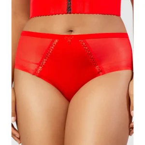 Buy Shea Full Coverage High Waist Brief-Racing Red