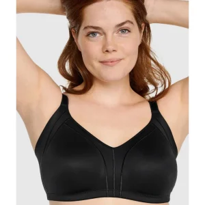 Buy Side Smoothing Wirefree Minimiser Bra-Black