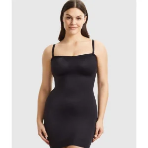 Buy Sleek Essentials Convertible-to-Strapless Shaper Slip-Black