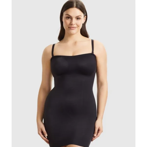 Buy Sleek Essentials Convertible-to-Strapless Shaper Slip-Black