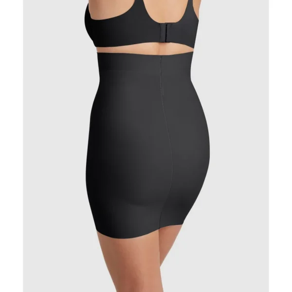 Buy Sleek Essentials High Waist Shaper Slip Skirt-Black