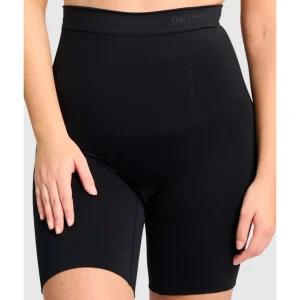 Buy Slimmers High Waist Tummy & Thigh Shaper Short-Black