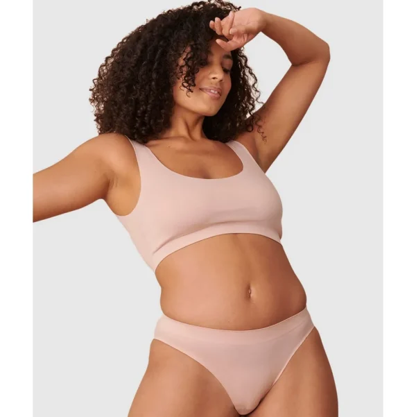 Buy So Confort Seamless Plus Size Brief-Nude