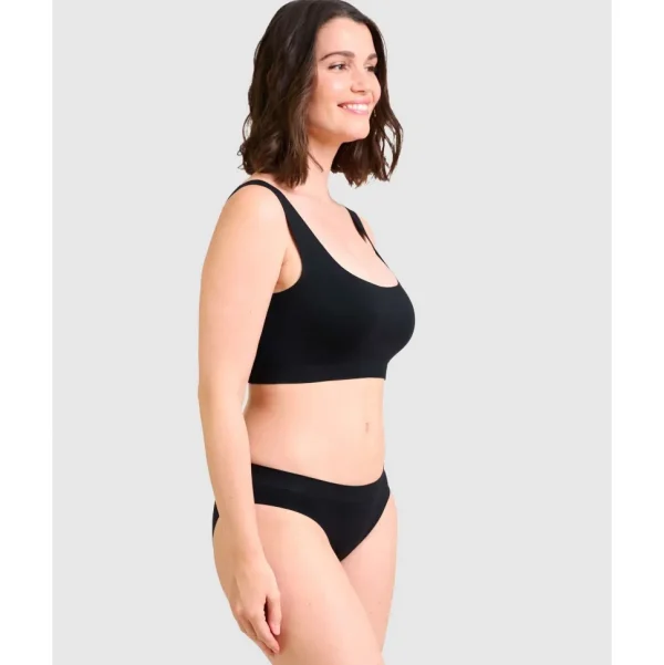 Buy So Confort Seamless Plus Size Brief-Black