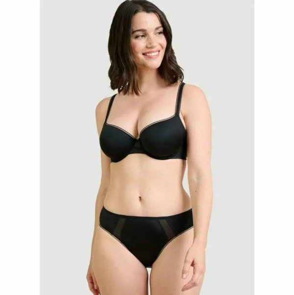 Buy So Refresh Underwired Padded Spacer Bra-Black