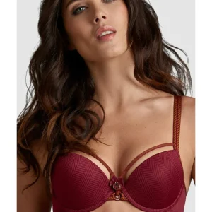 Buy Space Odyssey Rhubarb-Gold Push up Bra