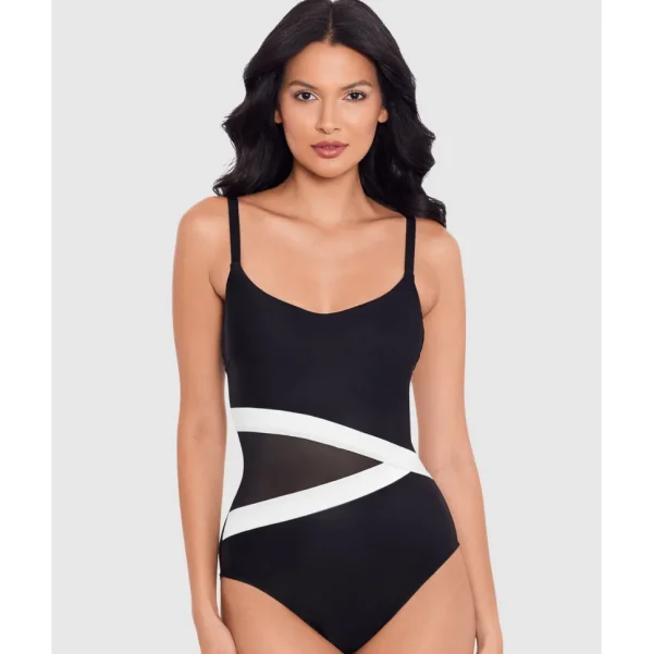 Buy Spectra Lyra Underwired One-Piece Shaping Swimsuit with Mesh