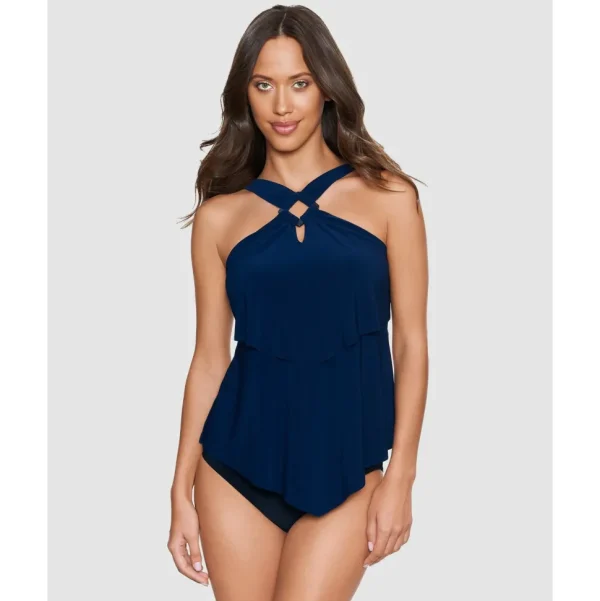 Buy Square Cut Carolina Loose Fit Layered Tankini Top