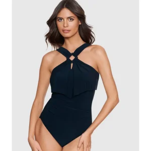 Buy Square Cut Liza High Neck Shaping Swimsuit