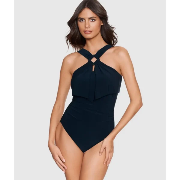 Buy Square Cut Liza High Neck Shaping Swimsuit