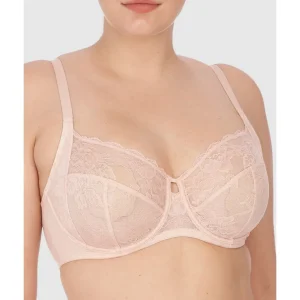 Buy Statement Supportive Full Figure Wired Lace Bra Cameo Rose/Cashmere