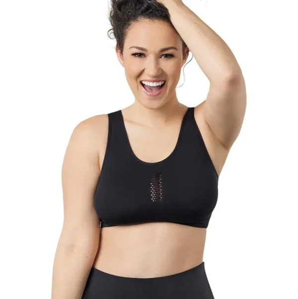 Buy Steffi Cooling Seamless & Wireless Bra-Black