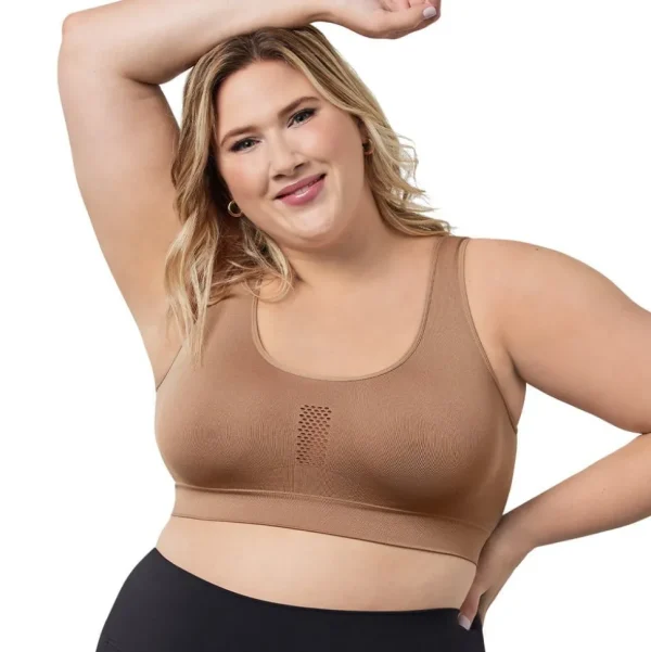 Buy Steffi Cooling Seamless & Wireless Bra-Truffle