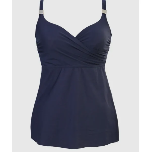 Buy Surplice Loose Fit Wired Tankini Top