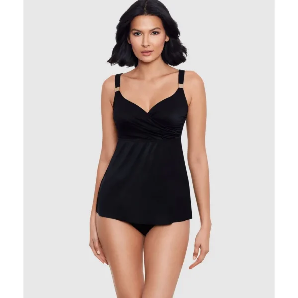 Buy Surplice Loose Fit Wired Tankini Top