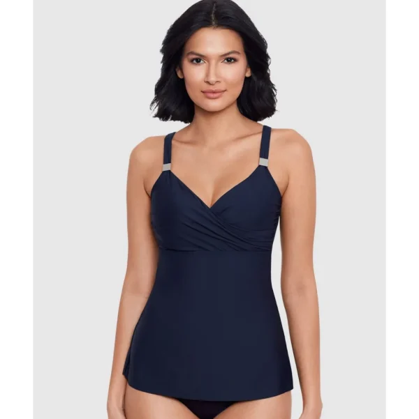 Buy Surplice Loose Fit Wired Tankini Top