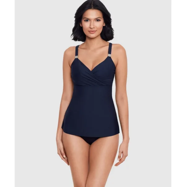 Buy Surplice Loose Fit Wired Tankini Top