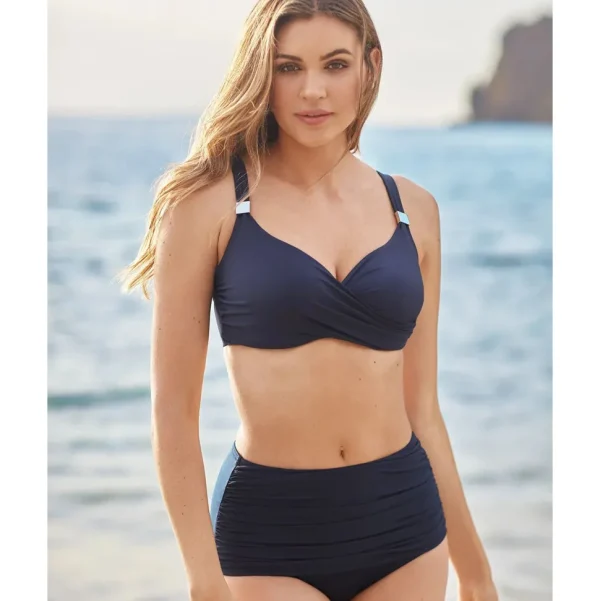 Buy Surplice Supportive Underwired Full Bust Bikini Top-Midnight