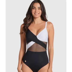 Buy Sustainable Shaping One-Piece Swimsuit with Mesh