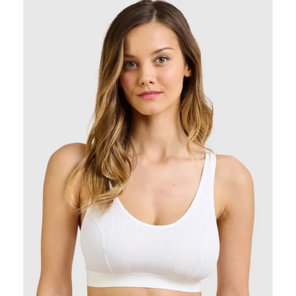 Buy Sydney Ribbed Racerback Sporty Crop Top Bralette