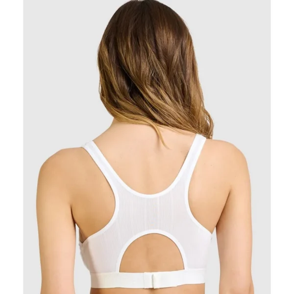 Buy Sydney Ribbed Racerback Sporty Crop Top Bralette