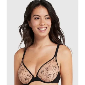 Buy Tamara Embroidered Tulle Wired Plunge Bra