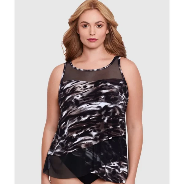 Buy Tempest Mirage Loose Fit Underwired Plus Size Tankini Top