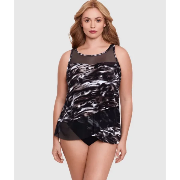 Buy Tempest Mirage Loose Fit Underwired Plus Size Tankini Top