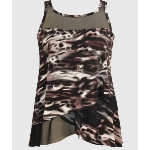 Buy Tempest Mirage Loose Fit Underwired Plus Size Tankini Top