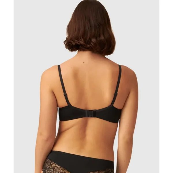 Buy The Friday Recycled Lace Lined Underwire Bra-Black