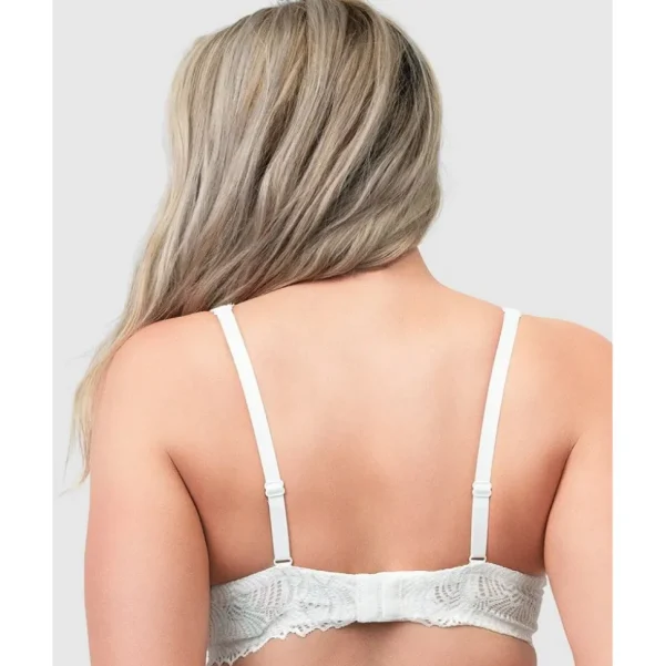 Buy The Friday Sheer Recycled Lace Underwire Bra-Ecru