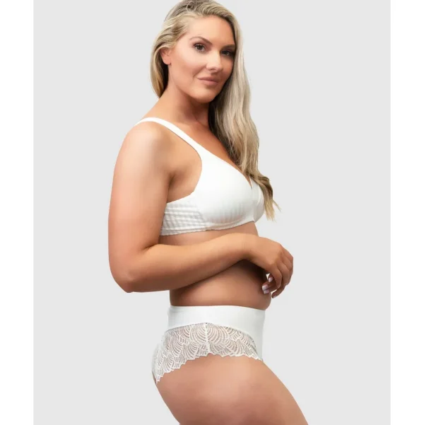 Buy The Wednesday Wide Strap Wirefree Bra-Ecru