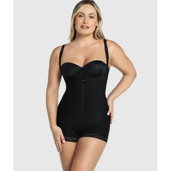 Buy TopSculpt Firm Control Cupless Zip Up Body Shaper