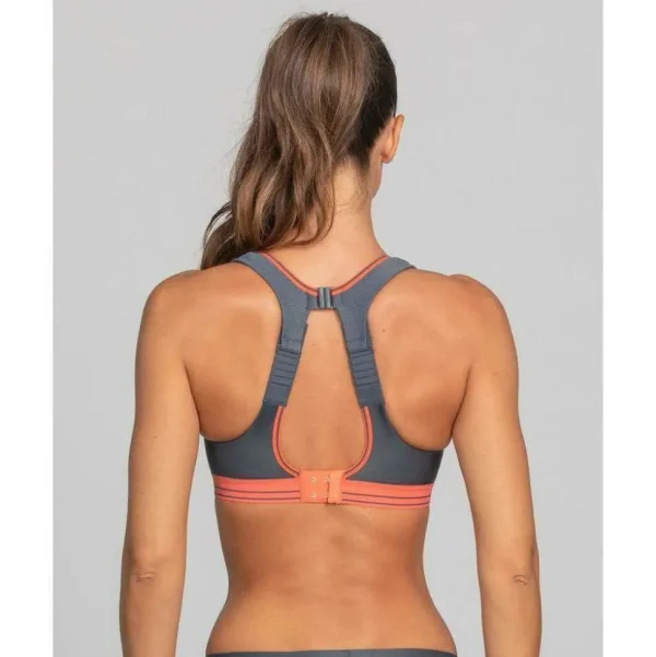 Buy Ultimate Run Bra-Grey/Coral