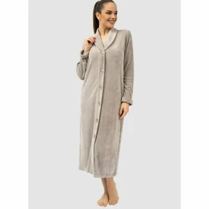 Buy Vancouver Button Up Bamboo & Cotton Robe