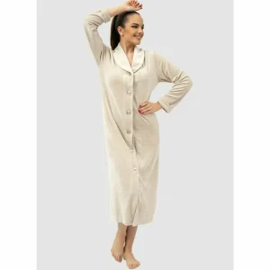 Buy Vancouver Button Up Bamboo & Cotton Robe