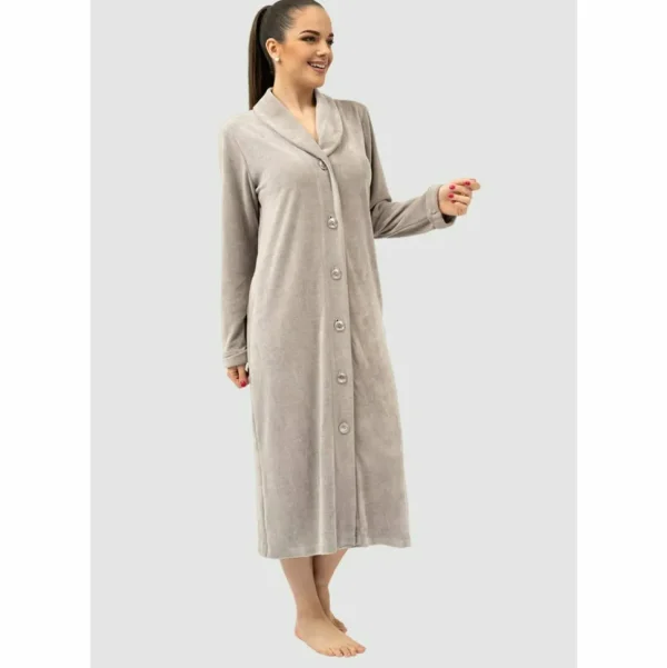 Buy Vancouver Button Up Bamboo & Cotton Robe