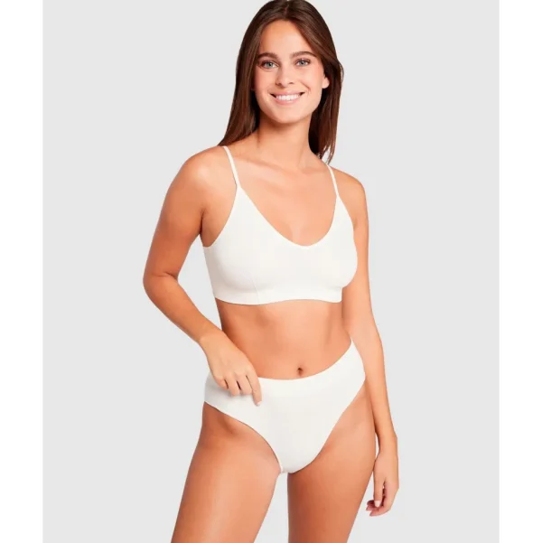 Buy Évasion Sustainable Unpadded Ribbed Wirefree Bralette